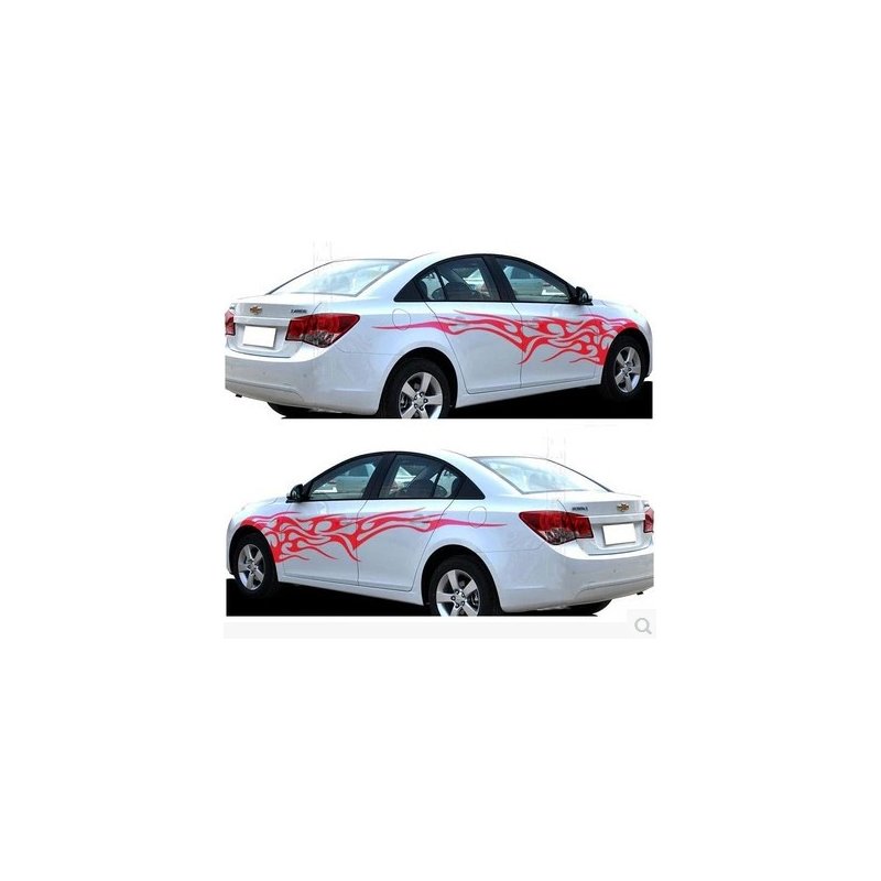 3D Flame Totem Decals Car Stickers Full Body Car Styling Vinyl Decal Sticker for Cars Decoration 