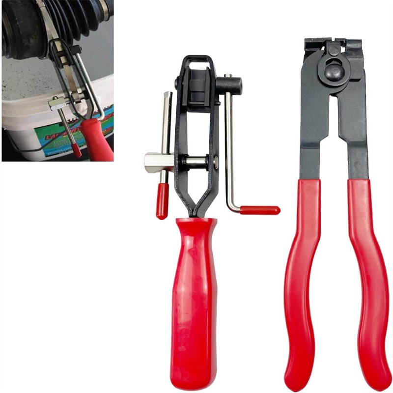 Car Banding Hand Tool CV Joint Boot Clamp Pliers For Exhaust Pipe Fuel Filter Hand Installer Car Repairs Tools 
