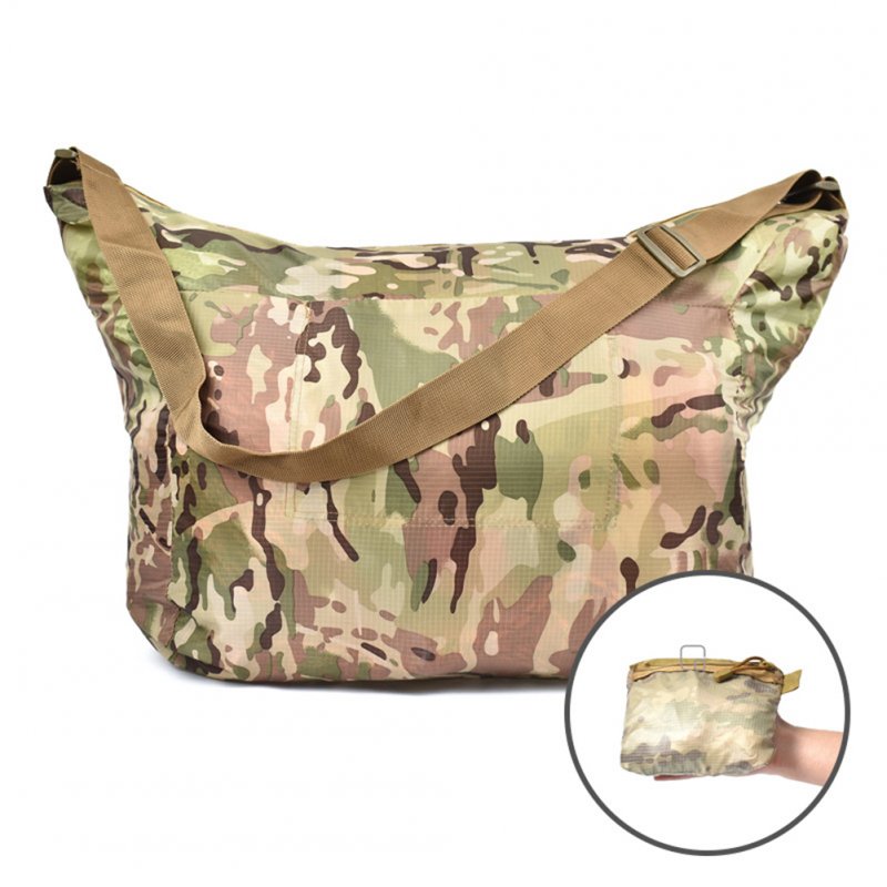 Travel Duffel Bag Foldable Sports Tote Gym Bag PU Waterproof Cloth Carry On Luggage Shoulder Bag Weekender Overnight Bag For Women Men cp camouflage 160*130*35mm