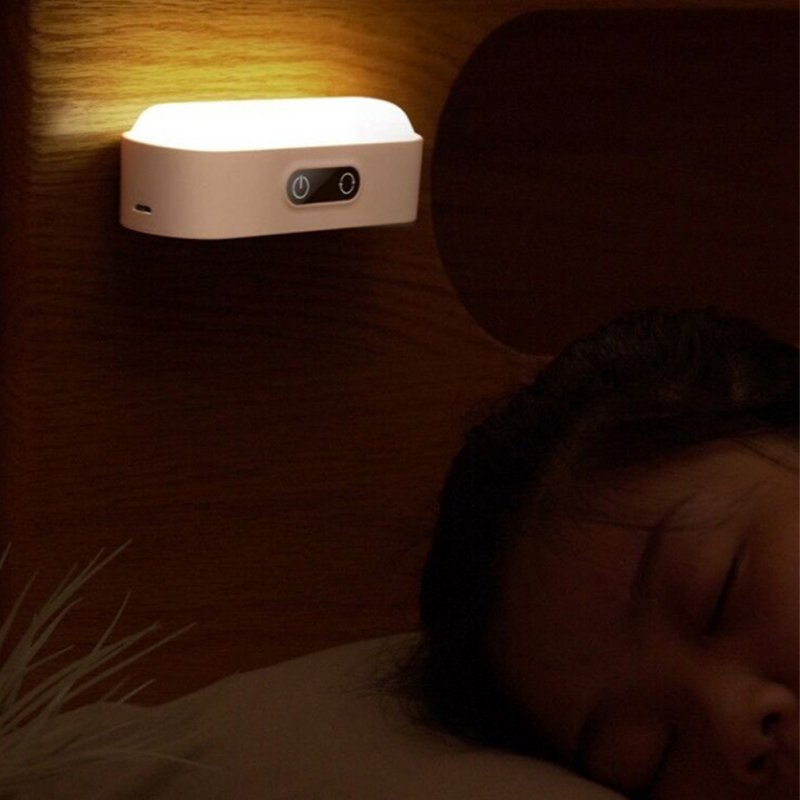 Led Motion Sensor Night Light Usb Rechargeable Magnetic Desk Lamp Table Lamp Bedroom Bedside Light 