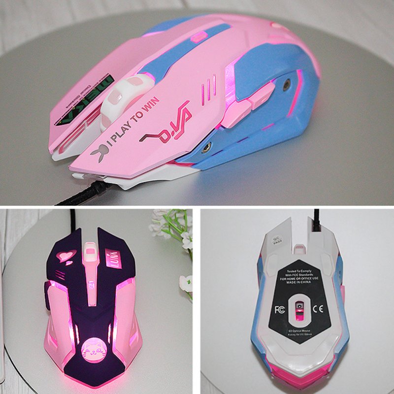 1.5M Computer Accessories Mechanical Mouse Mute Sound DVA Game Wired Mouse 