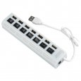 High Speed USB 2.0 Hub  (White)