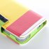 niceEshop TM  Multi Function Painting Series Flip Leather Wallet Pouch with Lanyard Case Cover for Apple iPhone5 5G  Screen Protector  Hot Pink Yellow Pink   1 