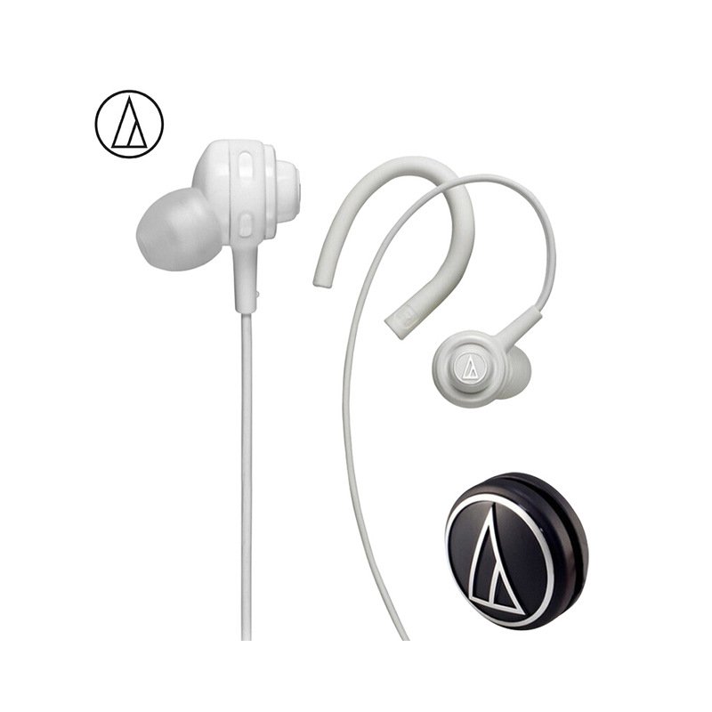 Original Audio-Technica ATH-COR150 Wired Earphone In-ear Sport Headset Adjustable Ear-hook Headphone Sweatproof Design 