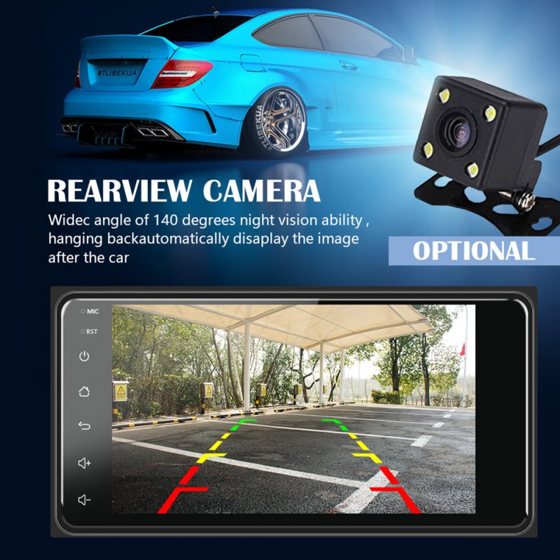 Android 11 Car Player Bluetooth Multimedia Navigation Reversing Video Player for Corolla Standard with 12 Lights Camera