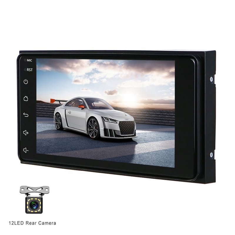 Android 11 Car Player Bluetooth Multimedia Navigation Reversing Video Player for Corolla Standard with 12 Lights Camera