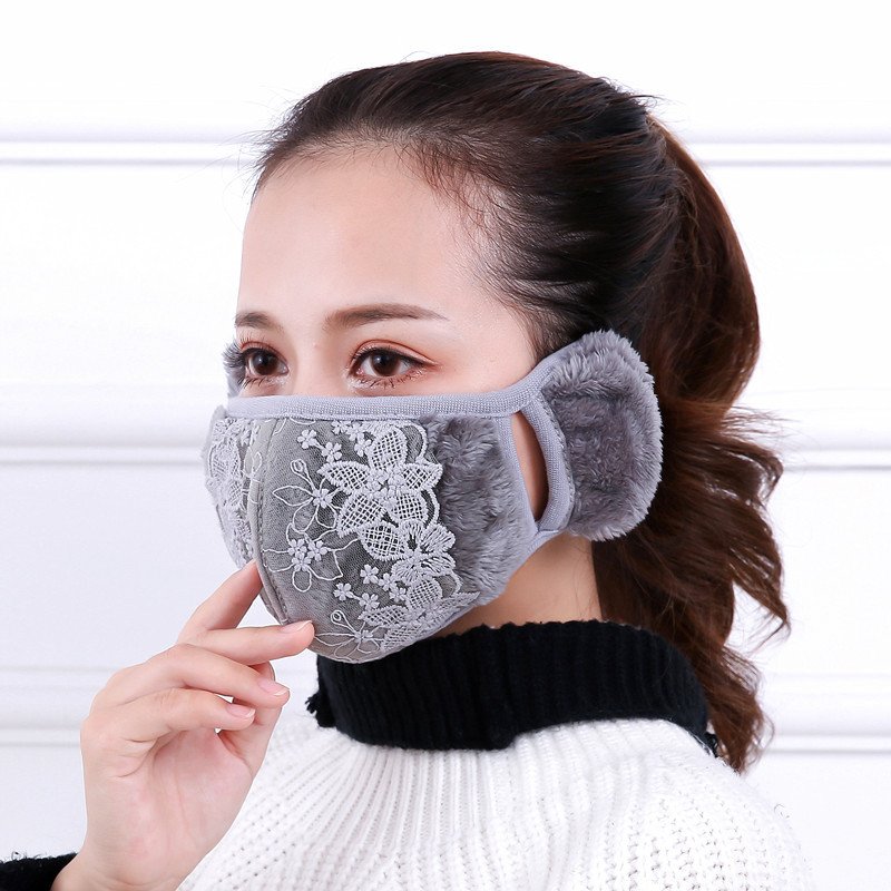 2 in 1 Unisex Warm Ear Cover + Dust-proof Mask Perfect Wear Accessory for Winter 