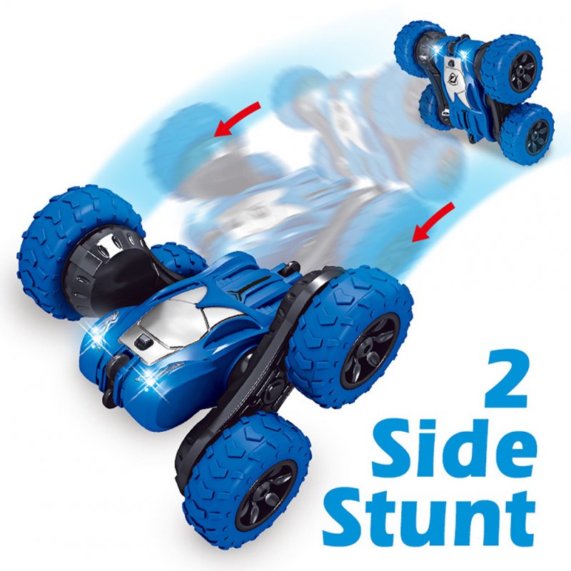 Mini RC Cars 2.4GHz 360 Degree Flip Double Side Stunt Car Rechargeable Remote Control Vehicle Model Toys For Boys Girls Birthday Xmas Gifts 