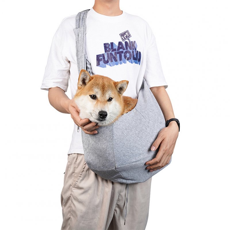 Pet Sling Carrier With Adjustable Shoulder Strap Soft Breathable Shoulder Messenger Bag Pet Supplies For Dogs Cats 