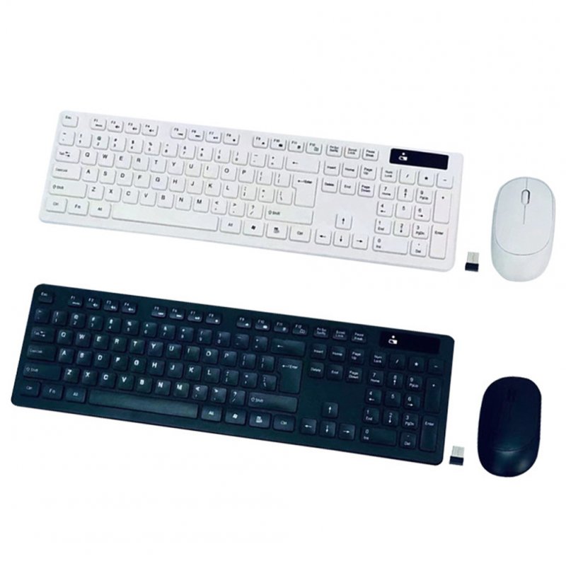 Wireless Bluetooth Keyboard Mouse Set 2.4g Plug-Play Waterproof Keyboard Mouse For Desktop Laptop Compact 