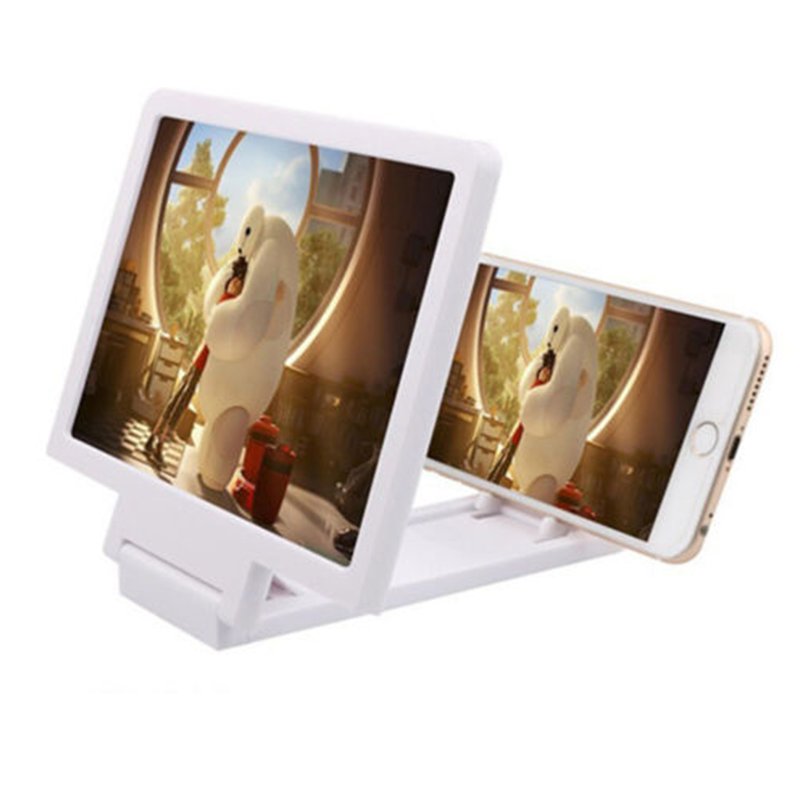 3D Foldable Cell Phone Screen Magnifier HD Expander with Stand  