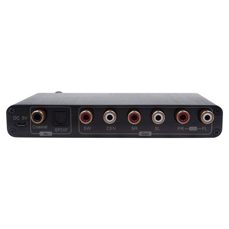 5.1 Channel DTS Digital Audio Converter Adapter/ Dolby AC3 Decoding SPDIF Input to 5.1 