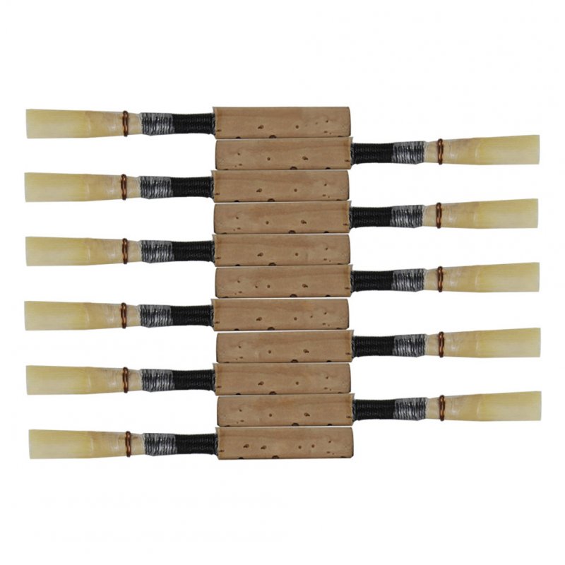 10pcs/set 7.2x0.7x0.7cm  Natural Reed Oboe Reeds Wind Instrument Part 