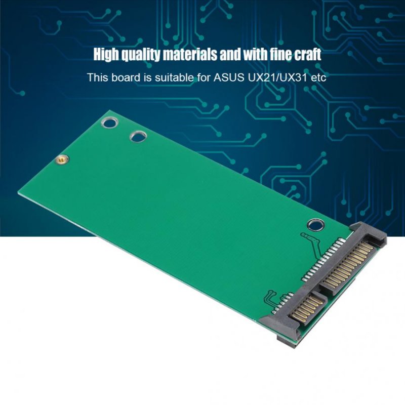 Solid State Drive Riser Card SSD to SATA 3 Computer Cable Adapters for ASUS UX21 / UX31 