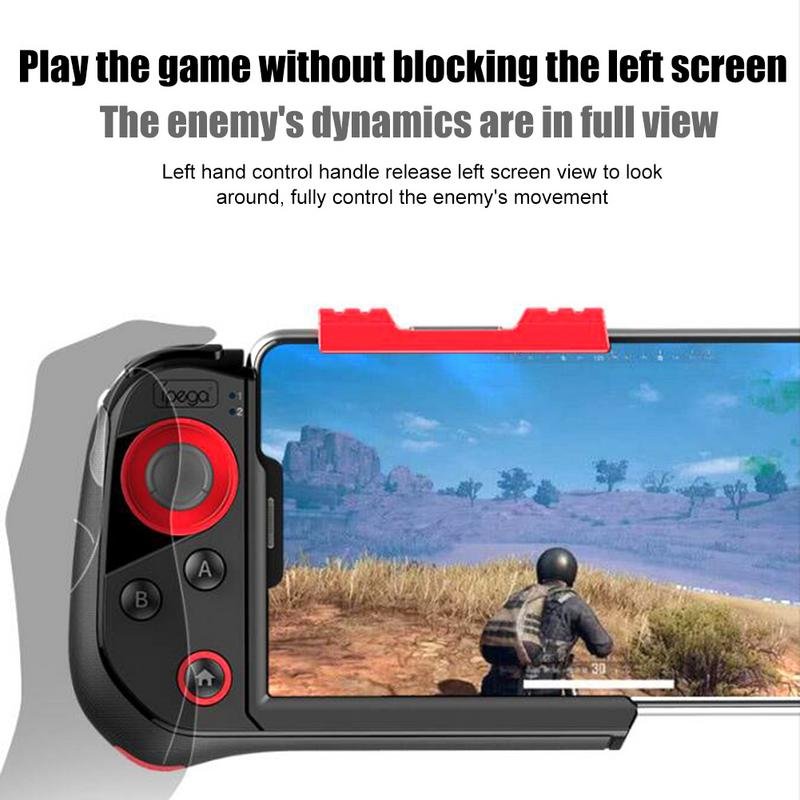 For Android IOS Game Controller PG-9121 Wireless Bluetooth for Tablet PC TV Box One-handed Smartphone Android Game Joystick 