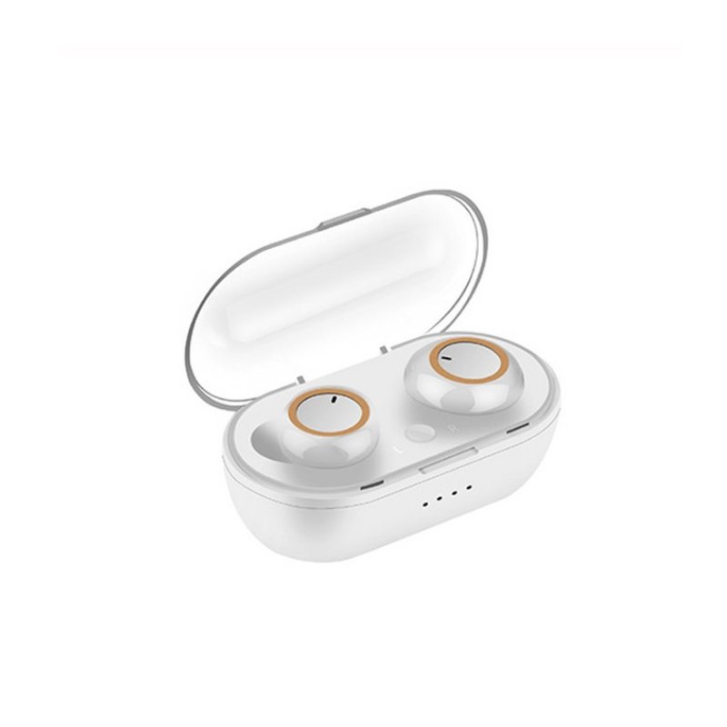 TWS Earphones Bluetooth5.0 Binaural Stereo In-ear Wireless Headset with Charging Bin Call Conversation Support Sports Headphones  