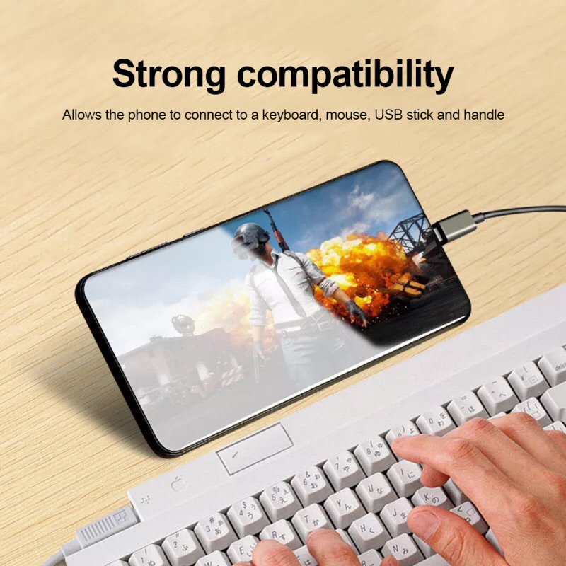 3 in1 Type-C Male to Female Micro OTG USB Port Adapter Cable for Android Phone Tablet USB Flash Disk 