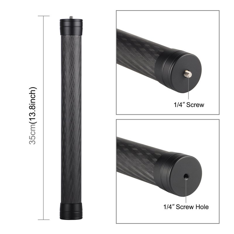 Carbon Fiber Extension Monopod Pole Rod Extendable Stick for Dji Moza Feiyu V2 Zhiyun G5 Spg Gimbal 