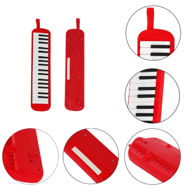 37 Key Melodica For Beginner Piano Style Portable Wind Musical Instrument With Mouthpiece Tube Carrying Bag 