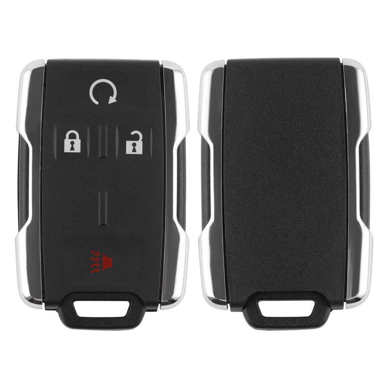 Keyless Entry Remote Control Car Key Fob Cover Casing 4 Buttons M3N-32337100 Key Fob Replacement Compatible For 1500 2500 