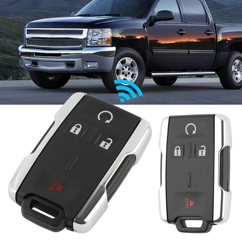 Keyless Entry Remote Control Car Key Fob Cover Casing 4 Buttons M3N-32337100 Key Fob Replacement Compatible For 1500 2500 