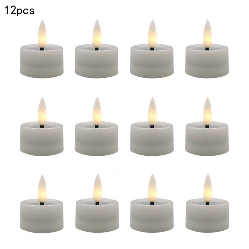 3d Led Electronic Candle Light Flickering Flameless For Birthday Party Wedding Romantic Decoration 