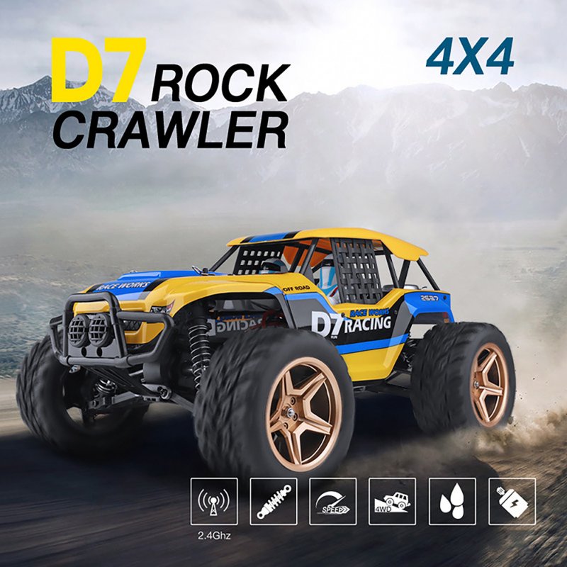 WLtoys 12402-A 1:12 Rock Crawler RC Car 4WD 50KM/H High Speed Off-Road Vehicle Electric Drift Remote Control Car