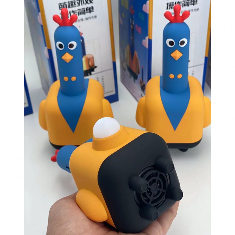 Ak-100 Bluetooth Speaker Cute Chicken Design Night Light Small Audio Creative Christmas Gifts 