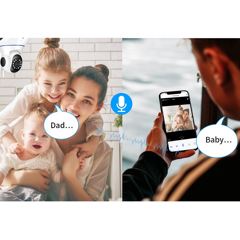 Hd Ip Wireless Camera Wifi Smart Home Security Camera Surveillance 2-way Audio Pet Camera Baby Monitor 