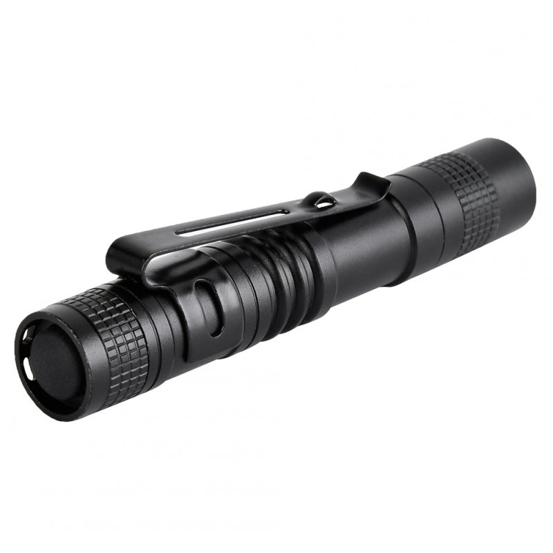 CREE XPE Clip Mini LED Flashlight Torch Waterproof Handheld Penlight Lamp Powered by AAA batteries(Not Included)