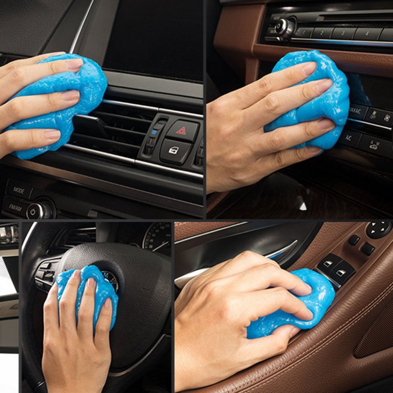 Interior Cleaning Magic Cleaning Glue For Car Interior Air Outlet Useful Car Interior Cleaning Soft Glue 