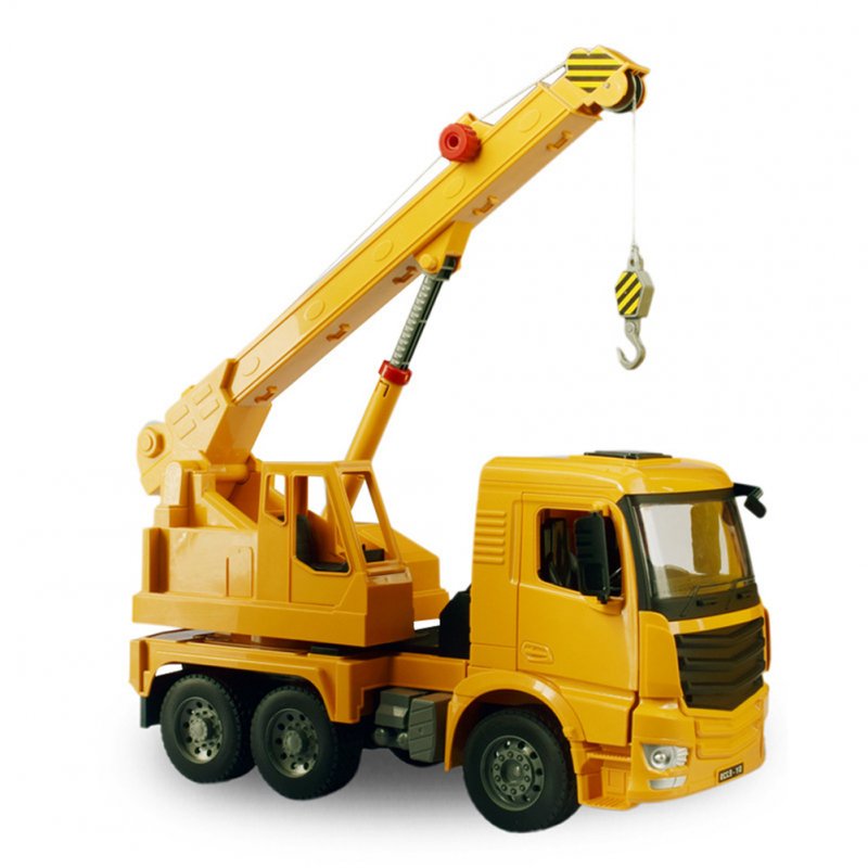 Simulation  Crane  Model 360 Degrees Rotatable Console Engineering Vehicle Toys Holiday Birthday Gifts For Baby Boys Children 