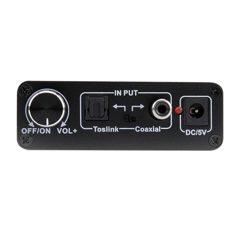 Digital to Analog Audio Converter with USB Cable Toslink Optical to Analog L/R RCA Audio 