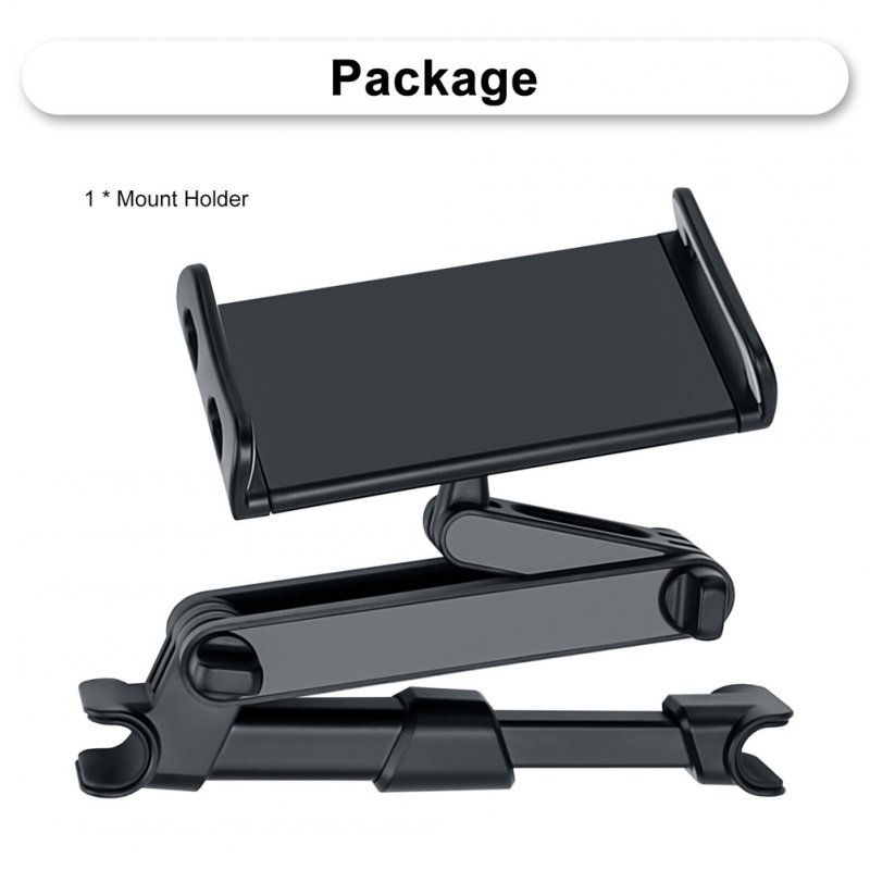 Car Headrest Tablet Mount Holder Compatible For Ipad Mobile Phone Universal Telescopic Rack Support Frame 