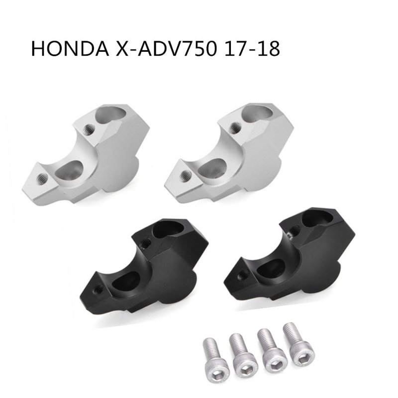 1 Pair For Honda X-ADV 750 XADV 750 2017 2018 2019 Handlebar Riser 35mm Up Back 10mm Move Bracket Handle Bar 