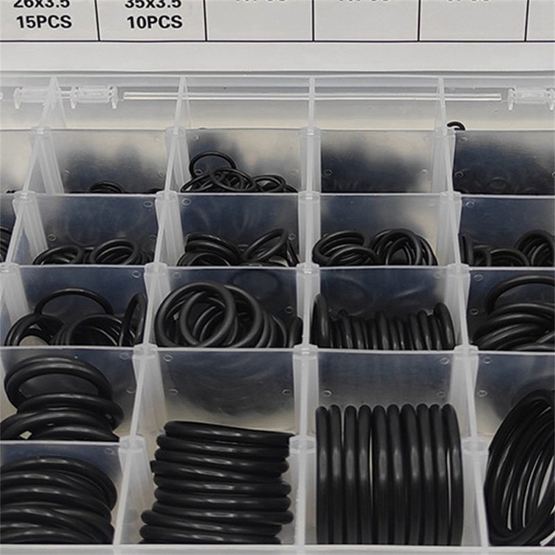 1225pcs Rubber O-ring Kit 32 Specifications 4-50mm Diameter Corrosion Resistance Sealing Ring Washer Set 