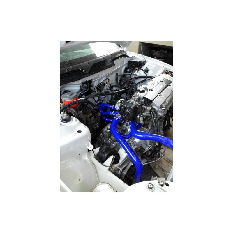 9pcs/Set Silicone Radiator Coolant Hose Silicone Hose Kit for Honda CIVIC D15D16EGEK9 