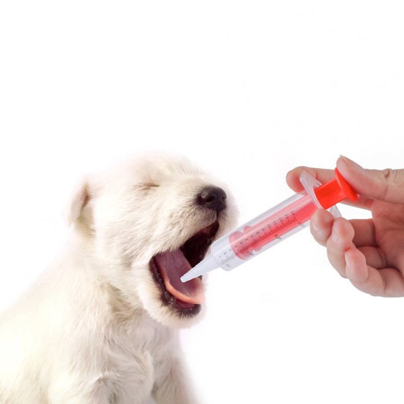 2pcs Pet Medicine Feeders Reusable Cat Dog Feeding Syringe Dispenser Medical Feeding Tool 24 x10cm