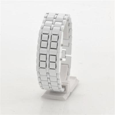 Blue LED White Watch - Iron Samurai Shiro