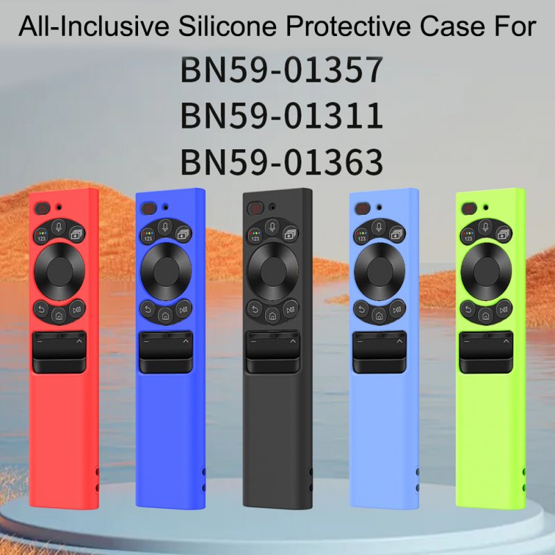 Remote Silicone Case Holder Protective Cover Compatible For Samsung Bn59-01357/bn59-01311/bn59-01363 Solar Remote Control 