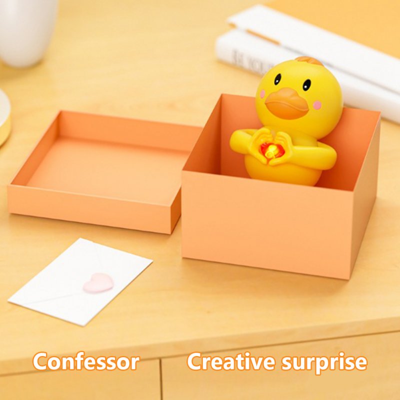 Musical Duck Toy Creative Cute Cartoon Duck With Light Music For Baby Birthday Gifts Girlfriend Valentine's Day Gifts Duck