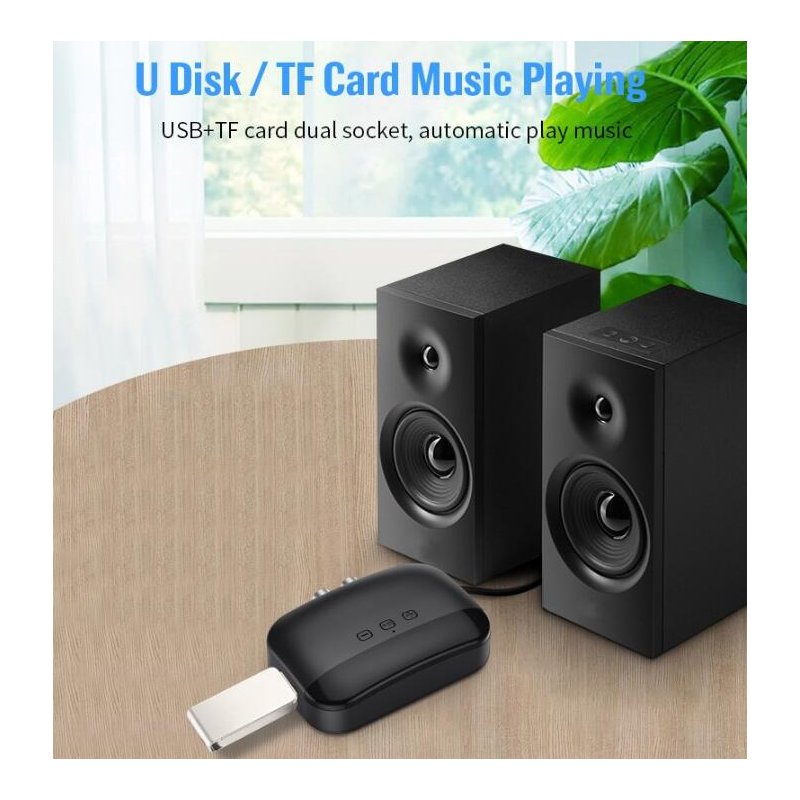 Bluetooth Receiver Wireless NFC 3.5mm Jack Aux Audio Adapter for Car Computer Wire Speaker Home Stereo 