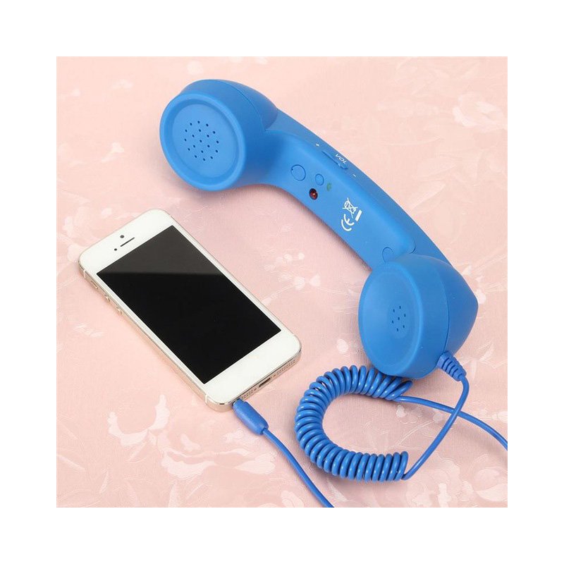 3.5mm Universal Phone Telephone Radiation-proof Receivers Cellphone Handset Classic Headphone MIC Microphone 