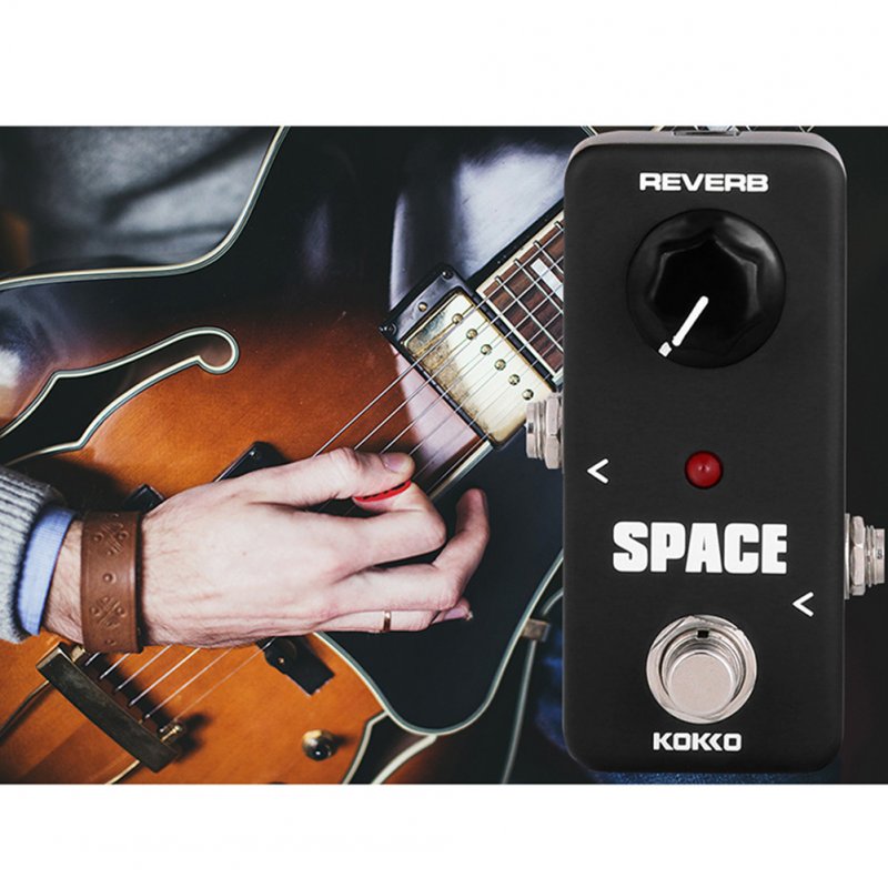 KOKKO FRB-2 Mini Vintage Overdrive Booster SPACE H-Power Tube Reverberation Effect Pedal 
