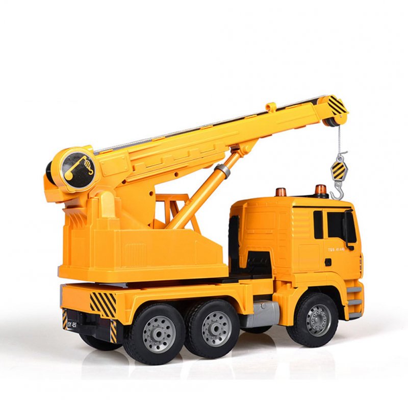 Large Remote  Control  Crane  Toys Rechargeable 360 Degree Rotation Console Simulation Construction Vehicle Model For Children 