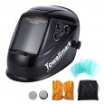 US TOWALLMARK Auto Darkening Welding Helmet Large Viewing Welding Hood for TIG/MIG/Stick/Cut