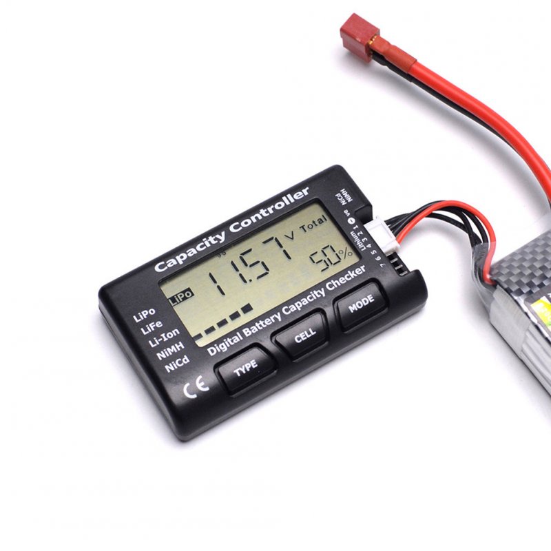 Cellmeter7 Digital Battery Capacity Checker Controller Tester for LiPo/LiFe/ Li-ion/NiMH/Nicd  