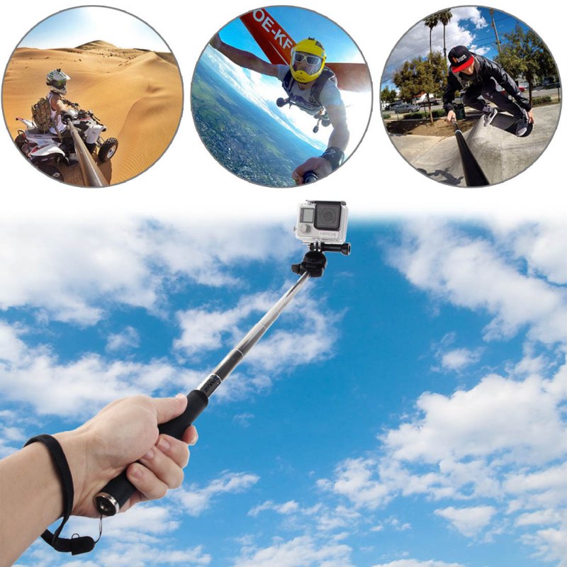Selfie Stick Mobile Phone Holder Cellphone Tripod Artifact Rod For DJI Osmo Action Camera 