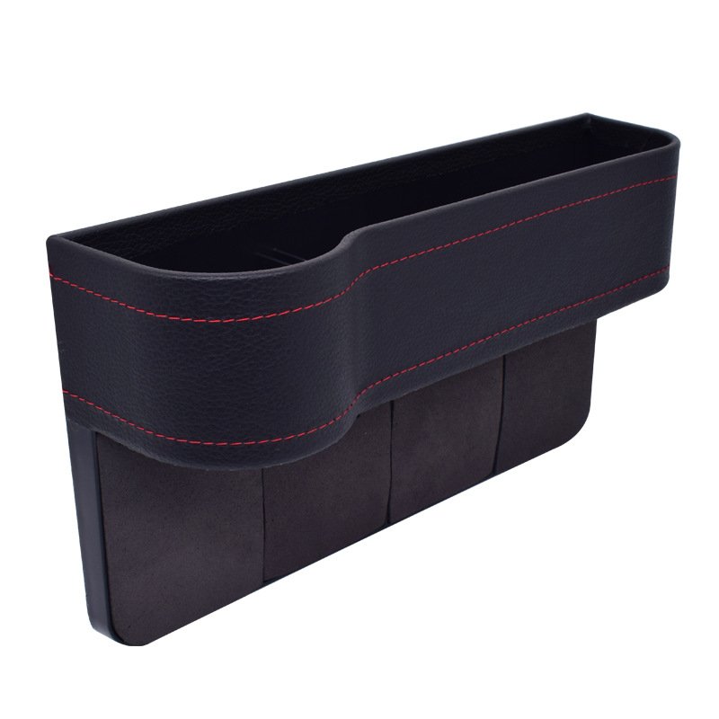 Multifunction Leather Storage Box for Car Seat Side Gap 