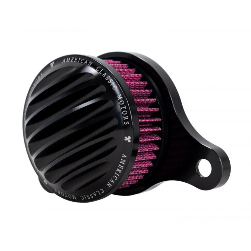 Professional Ribbed Air Cleaner Kit Intake Filter Kit 